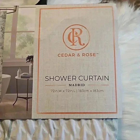 Cedar & Rose Shower Curtain - Picture 4 of 6